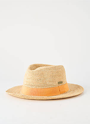 Chapeau forme chapeau paille orange AUREGA homme