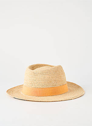 Chapeau forme chapeau paille orange AUREGA homme