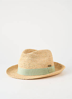 Chapeau forme chapeau paille vert AUREGA homme