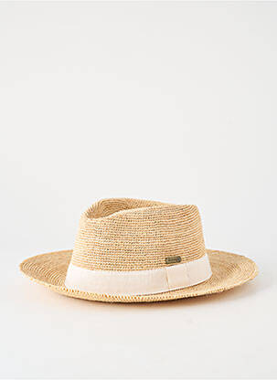 Chapeau forme chapeau paille beige AUREGA homme