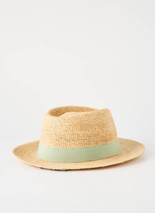 Chapeau forme chapeau paille vert AUREGA homme