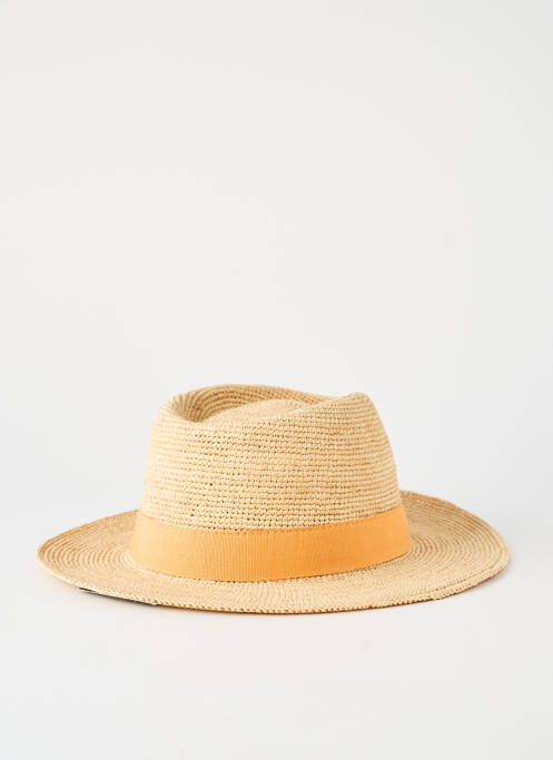 Chapeau forme chapeau paille orange AUREGA homme