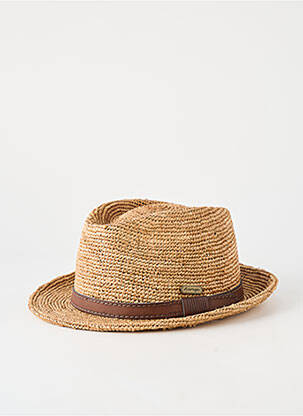 Chapeau forme chapeau paille marron AUREGA homme