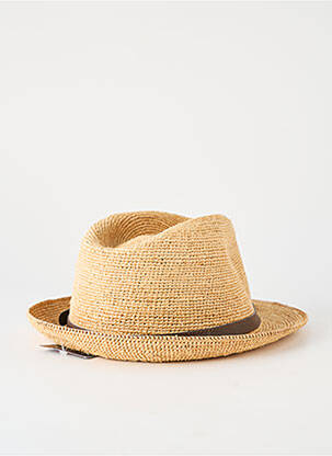 Chapeau forme chapeau paille marron AUREGA homme