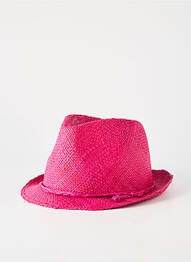Chapeau  rose HISTOIRES DE ROSEAU unisexe