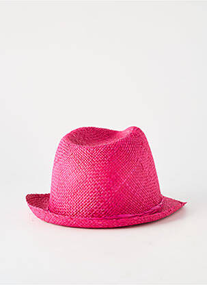 Chapeau  rose HISTOIRES DE ROSEAU unisexe