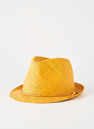 Chapeau  jaune HISTOIRES DE ROSEAU unisexe