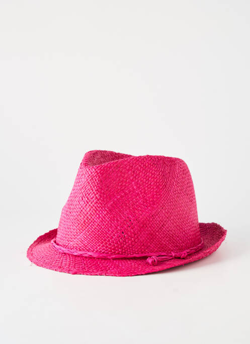 Chapeau  rose HISTOIRES DE ROSEAU unisexe