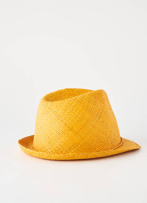 Chapeau  jaune HISTOIRES DE ROSEAU unisexe