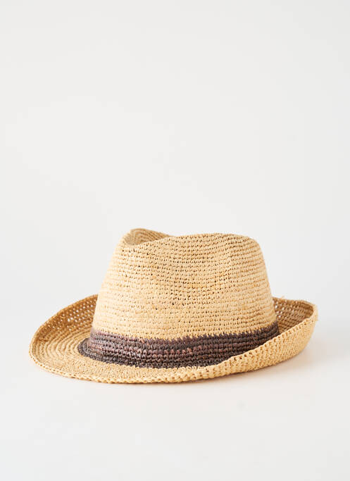 Chapeau forme chapeau paille marron HISTOIRES DE ROSEAU homme