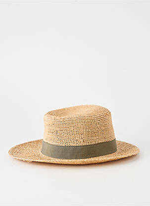 Chapeau forme chapeau paille gris AUREGA femme