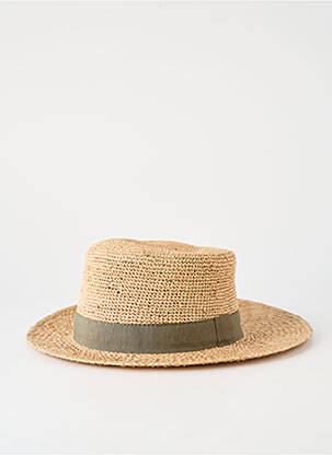 Chapeau forme chapeau paille gris AUREGA femme