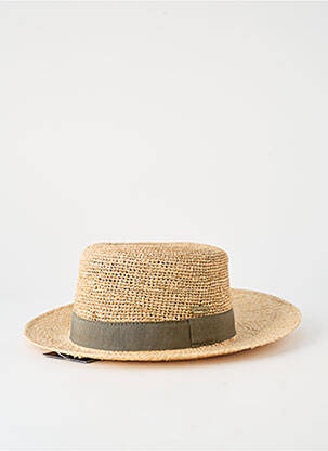 Chapeau forme chapeau paille gris AUREGA femme