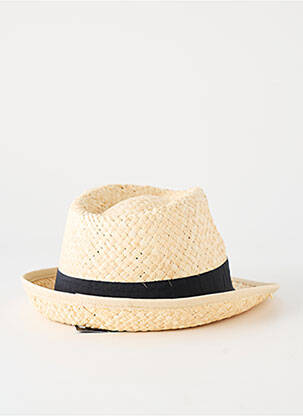 Chapeau forme chapeau paille noir AUREGA homme