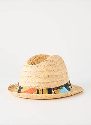 Chapeau  beige HISTOIRES DE ROSEAU homme