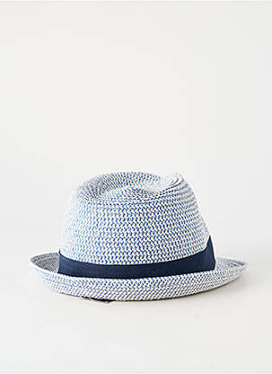 Chapeau forme chapeau paille bleu AUREGA femme