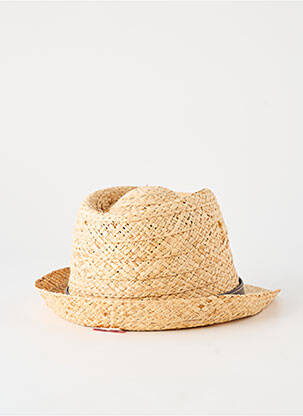 Chapeau forme chapeau paille marron AUREGA homme