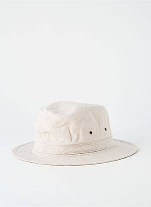 Chapeau doublure beige ALP1 homme