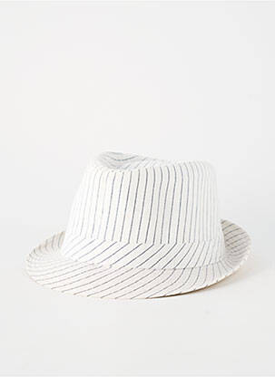 Chapeau doublure blanc FLECHET homme