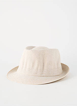 Chapeau doublure beige FLECHET homme