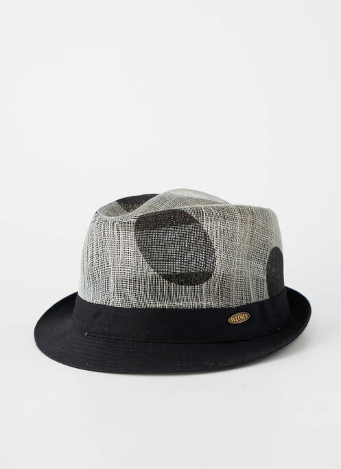 Chapeau imprimé pois gris FLECHET homme