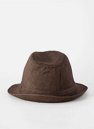 Chapeau doublure marron AUREGA homme