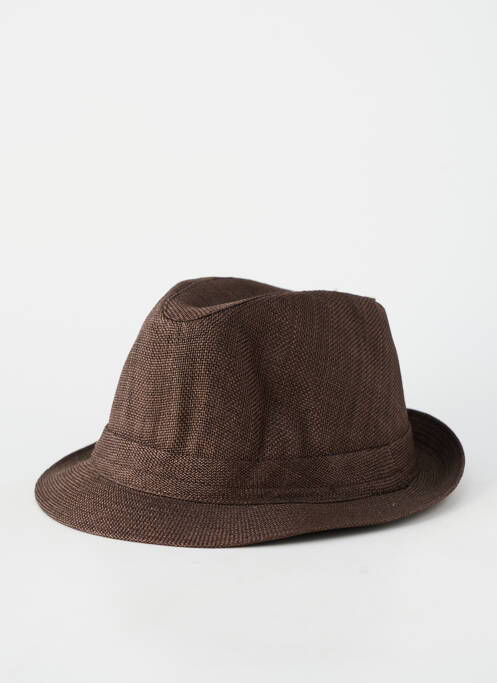 Chapeau doublure marron AUREGA homme
