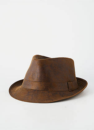 Chapeau doublure marron AUSSIE APPAREL homme