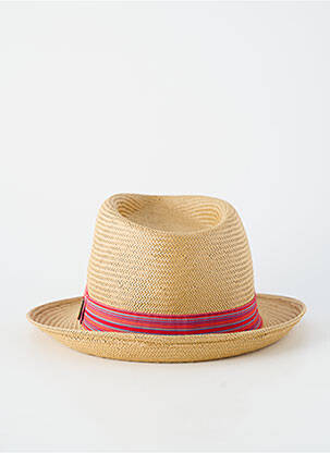 Chapeau forme chapeau paille rose HERMAN homme