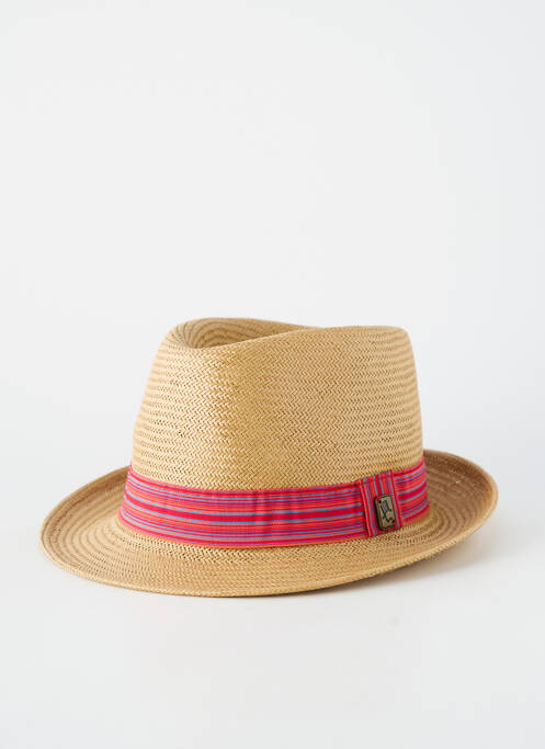 Chapeau forme chapeau paille rose HERMAN homme