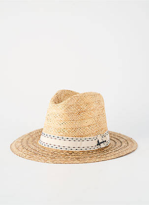 Chapeau forme chapeau paille beige HERMAN homme
