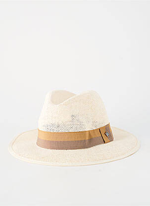 Chapeau forme chapeau paille marron HERMAN homme