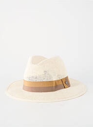 Chapeau forme chapeau paille marron HERMAN homme