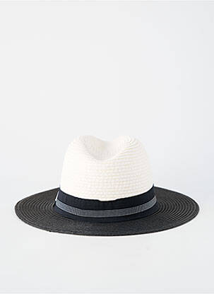 Chapeau forme chapeau paille noir HERMAN homme