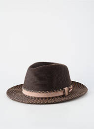 Chapeau marron HERMAN homme