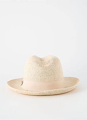 Chapeau forme chapeau paille beige HERMAN homme