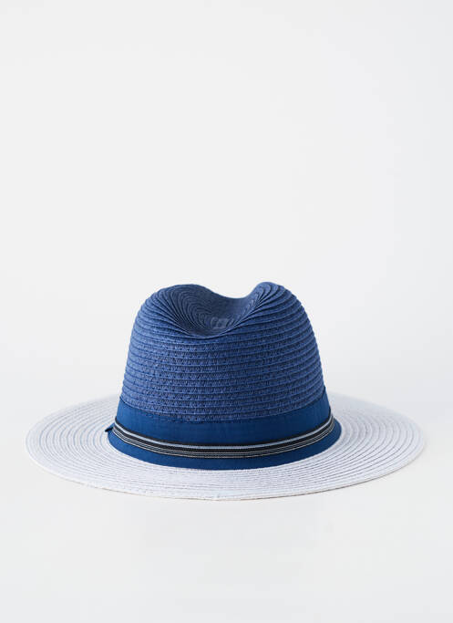 Chapeau imprimé rayures bleu HERMAN homme