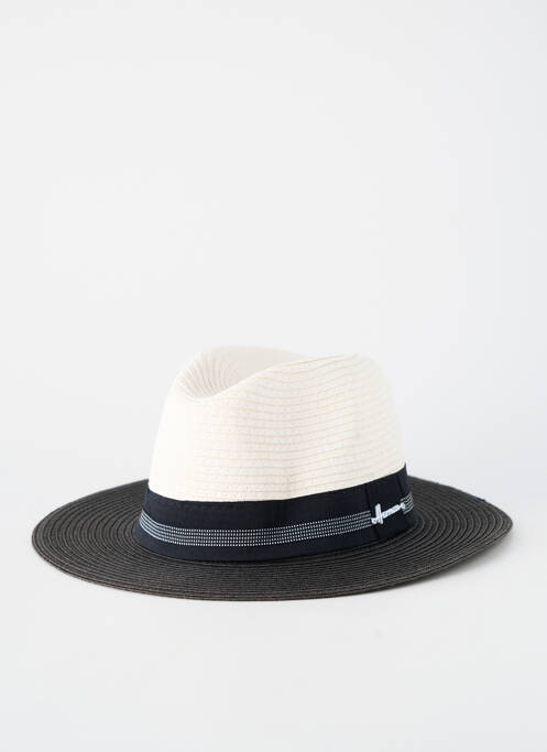 Chapeau forme chapeau paille noir HERMAN homme