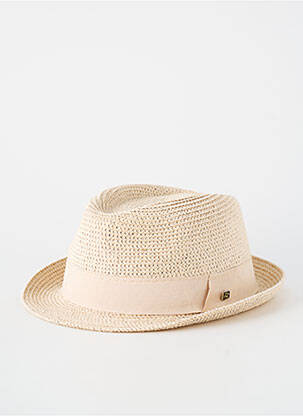 Chapeau beige HERMAN homme
