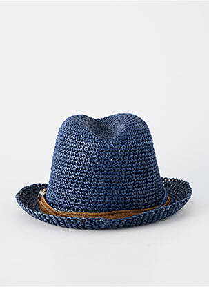 Chapeau forme chapeau paille bleu FLECHET homme