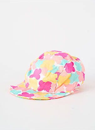 Casquette tissage popeline rose HERMAN fille