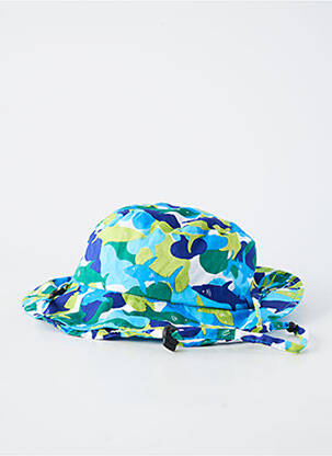 Chapeau imprimé fantaisie bleu HERMAN garçon