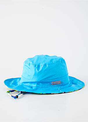 Chapeau imprimé fantaisie bleu HERMAN garçon