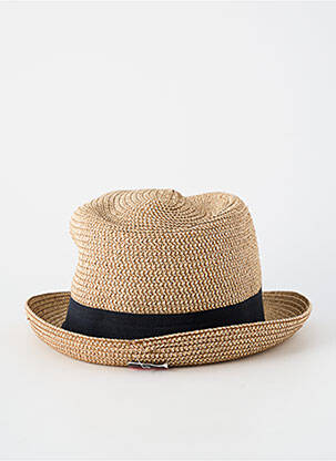 Chapeau forme chapeau paille noir AUREGA homme