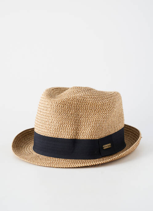 Chapeau forme chapeau paille noir AUREGA homme