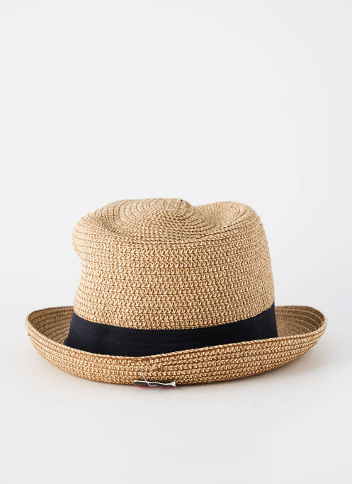 Chapeau forme chapeau paille noir AUREGA homme