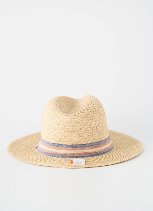 Chapeau imprimé rayures bleu AUREGA homme