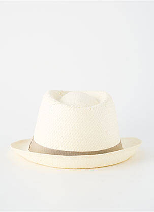Chapeau forme chapeau paille beige AUREGA homme