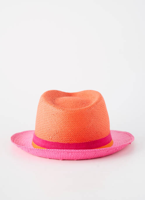 Chapeau forme chapeau paille orange AUREGA unisexe