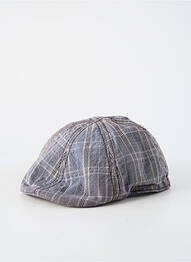 Casquette imprimé carreaux gris STETSON homme